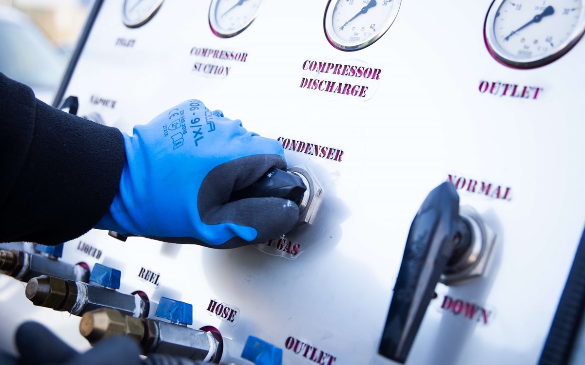 Close up of Recovery equipment